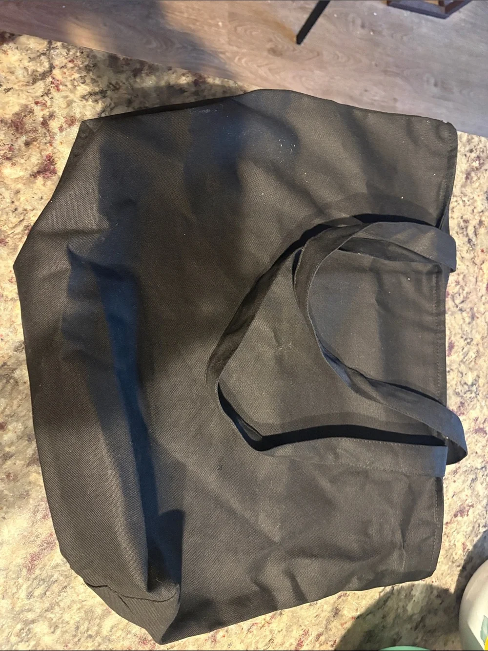 Plus+ Black Tote Duffel Bag with Green Logo